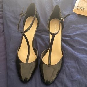 Nine West Black Pantent Leather Heels size 11